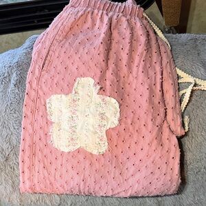 POL Pink Textured Skirt